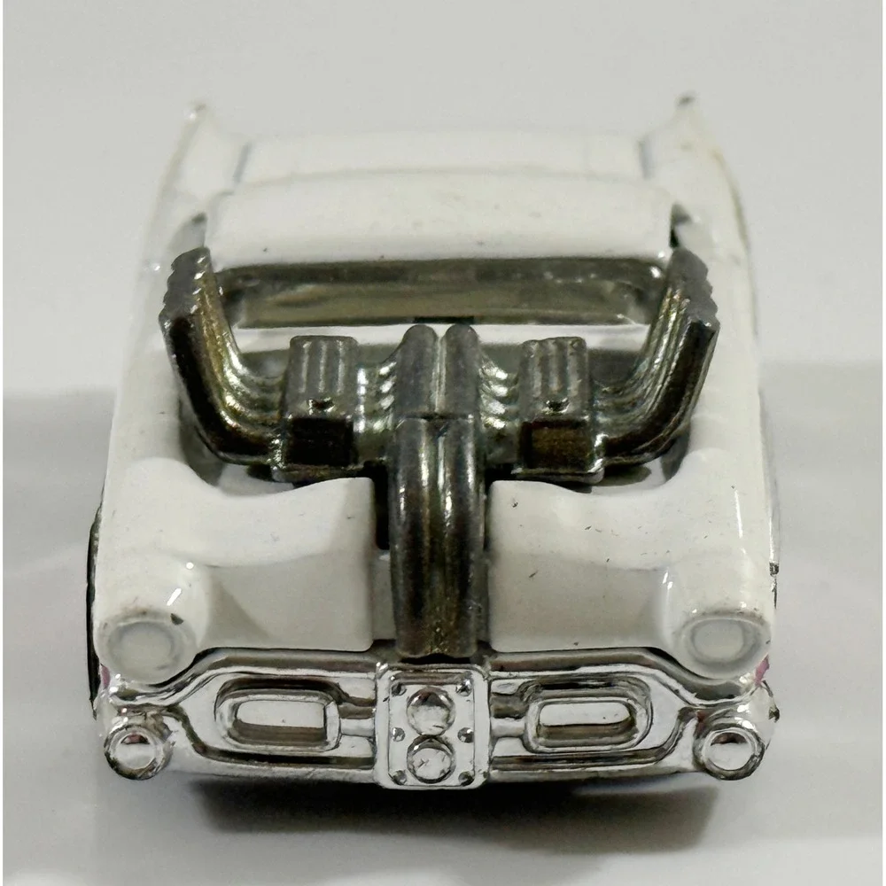 Hot Wheels Two 2 Go Diecast Car Kids 1:64 White Purple Dual Engine Hot Rod 2007